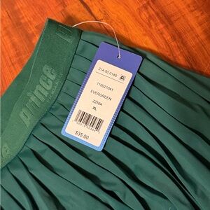 Prince x Target pickleball collection green pleated skirt skort XL
